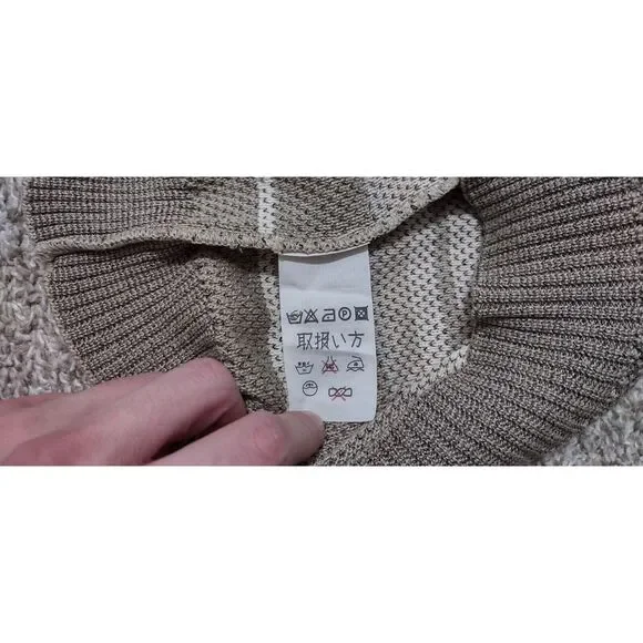 Ermenegildo Zegna Sweater Mens Medium (M) Knit Crewneck Striped Grandpa Italy - Picture 13 of 16